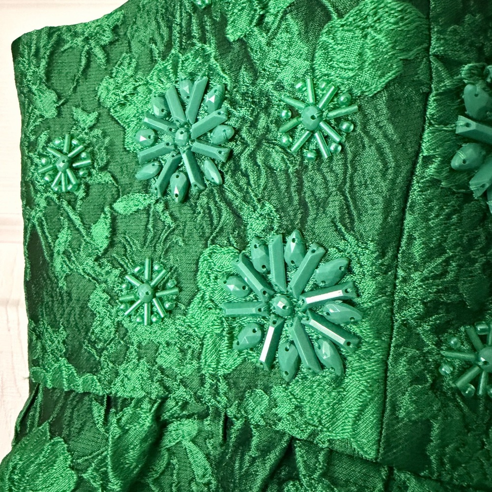 Lilly Pulitzer Kelly Green Bellani Embellished Size 16 Dress BNWT *NEVER WORN* - Picture 9 of 9